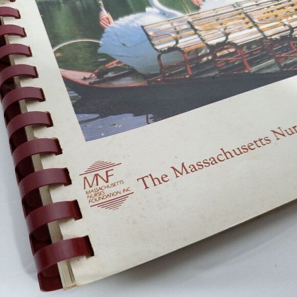 Vtg New England Sampler Cookbook The Massachusetts Nurses Foundation - Picture 2 of 11